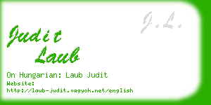 judit laub business card